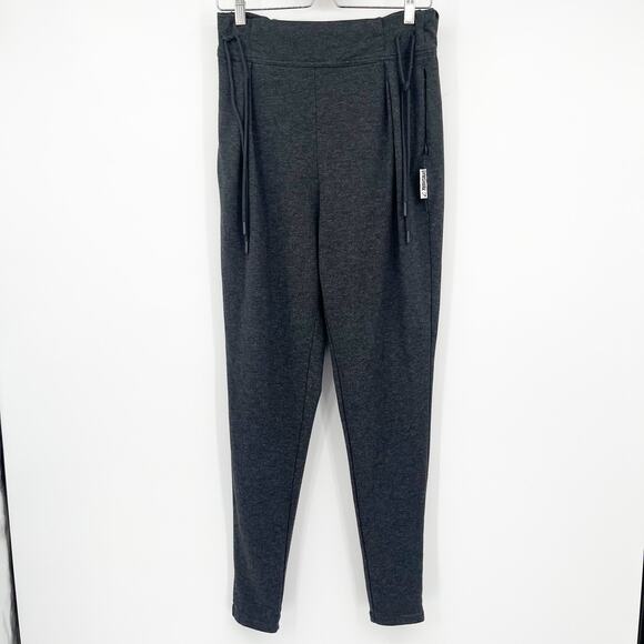 Gymshark Womens Slounge Cinched High Waist Lounge Activewear Joggers Pants Gray - Picture 3 of 9